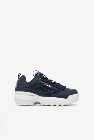 FILA Disruptor 2 Sneakers Navy / White / Red,Kids Shoes | CA.VZQMGU317